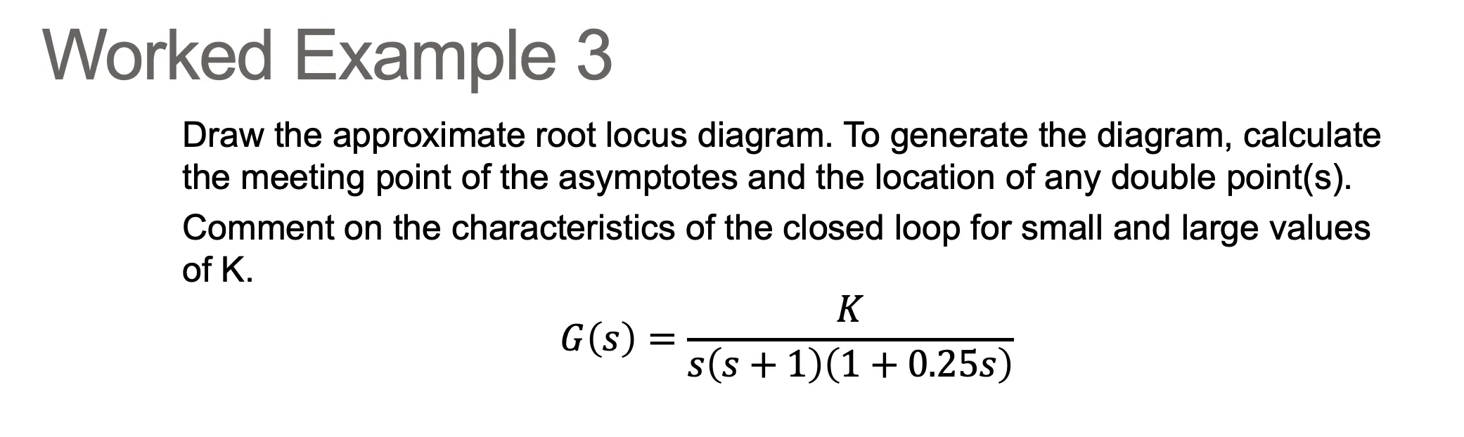 Worked Example 3 question