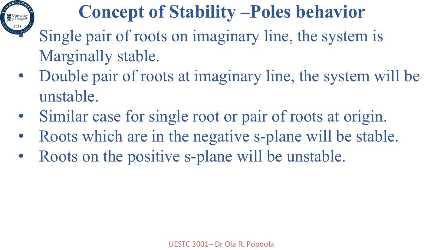 pole-behaviour