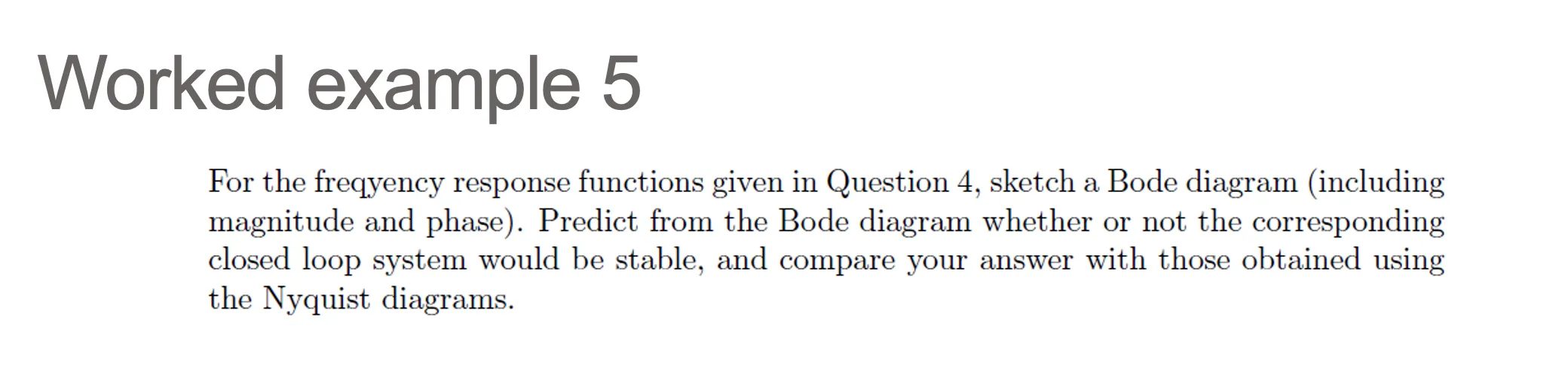 WE5 question